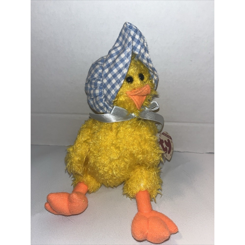 1993 RETIRED TY BEANIE‎ BABY TY ATTIC TREASURES~BONNIE EASTER CHICK BIRD 8"~NEW